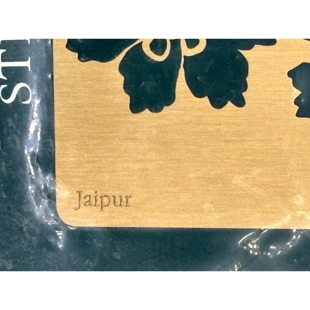Vintage Laura Ashley Brass Stencil Jaipur 1990 Homecrafts #399444 NEW in Package